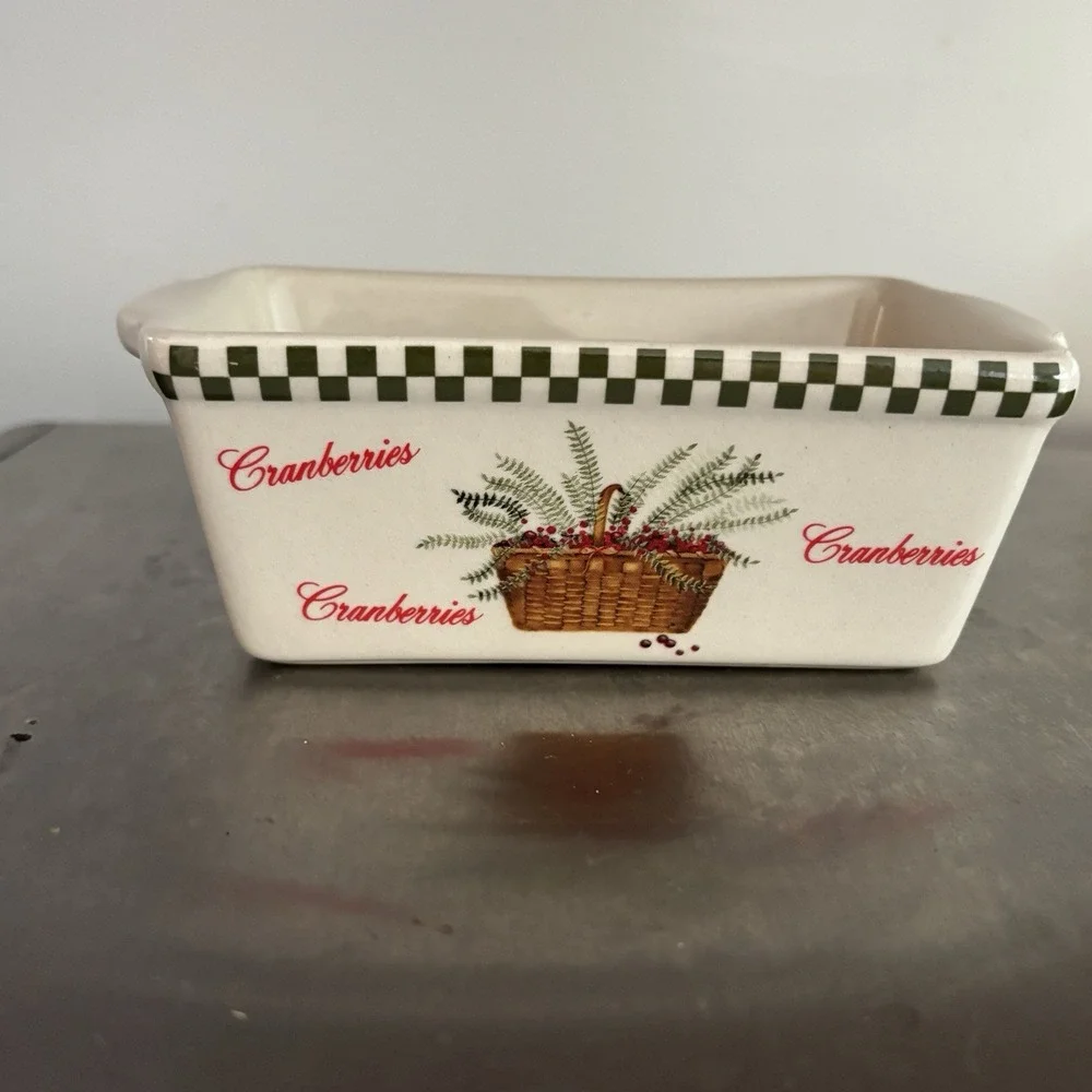Vintage Stoneware Mini-Loaf Pans, Nantucket And Royal‎ Norfolk